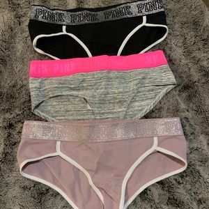 NWOT PINK underwear bundle
